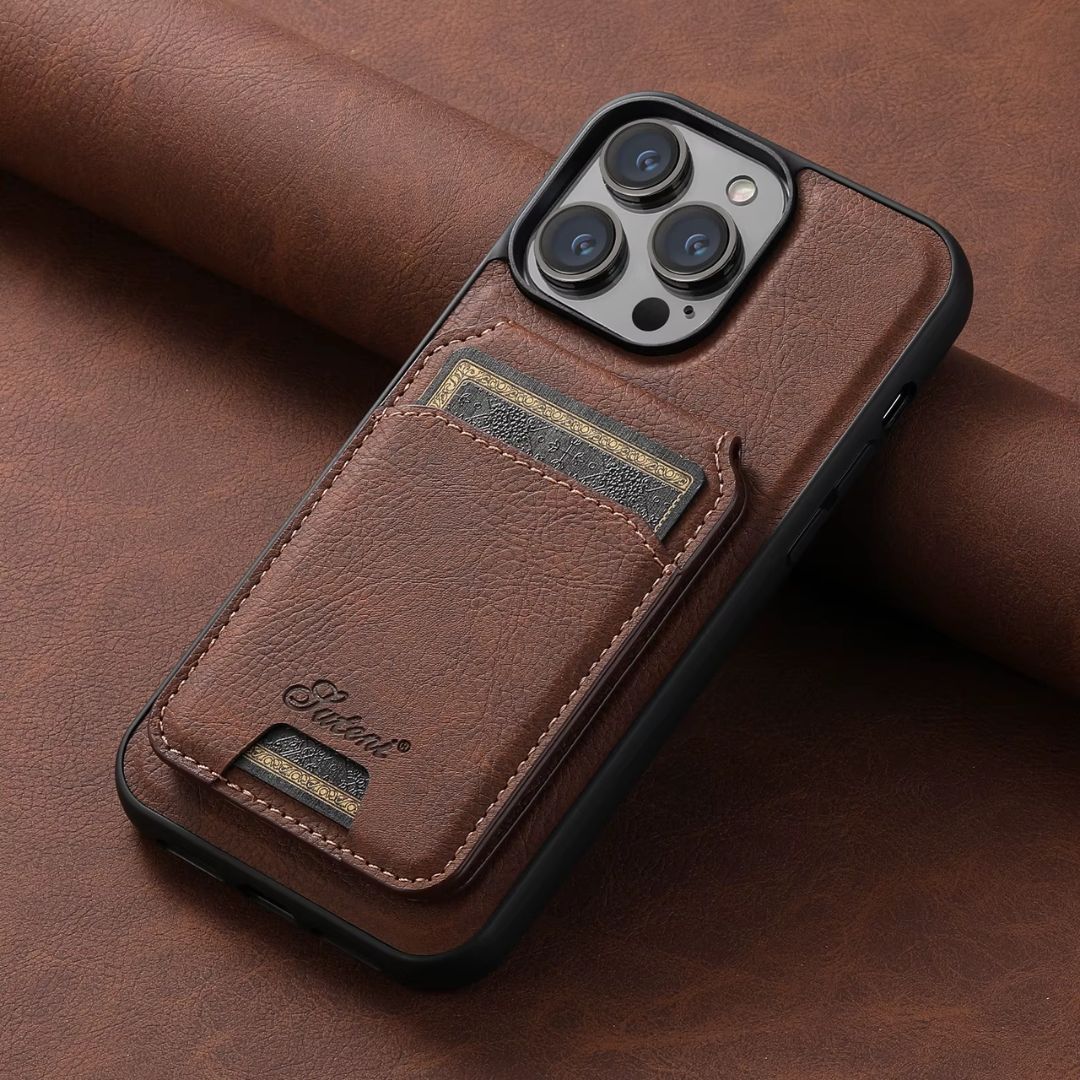 Case iPhone Couro Carteira