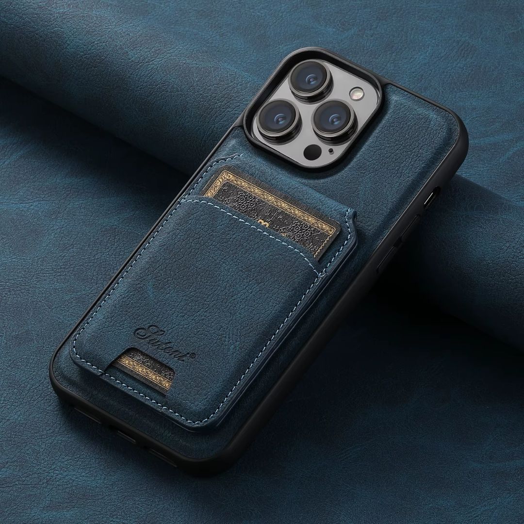 Case iPhone Couro Carteira