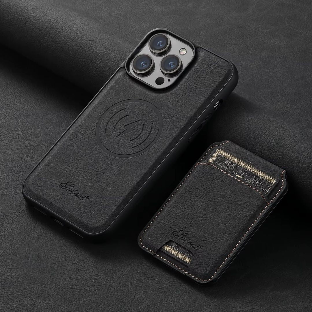 Case iPhone Couro Carteira