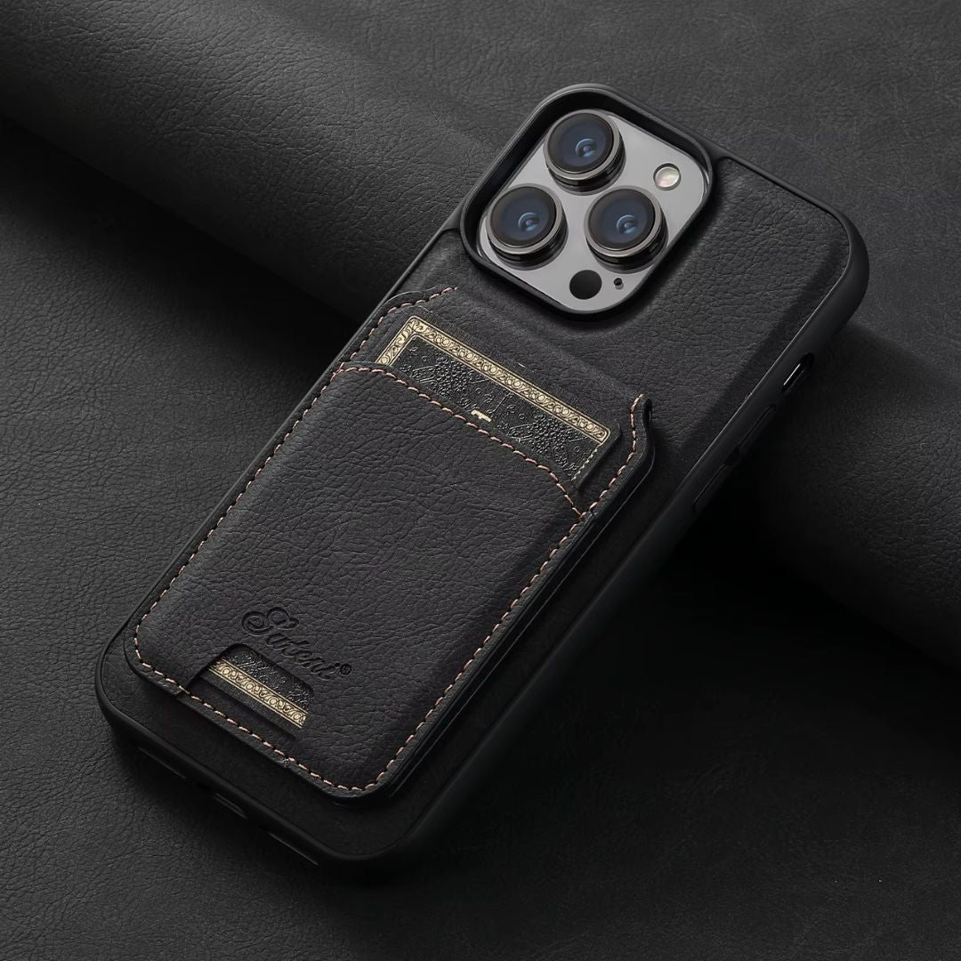 Case iPhone Couro Carteira