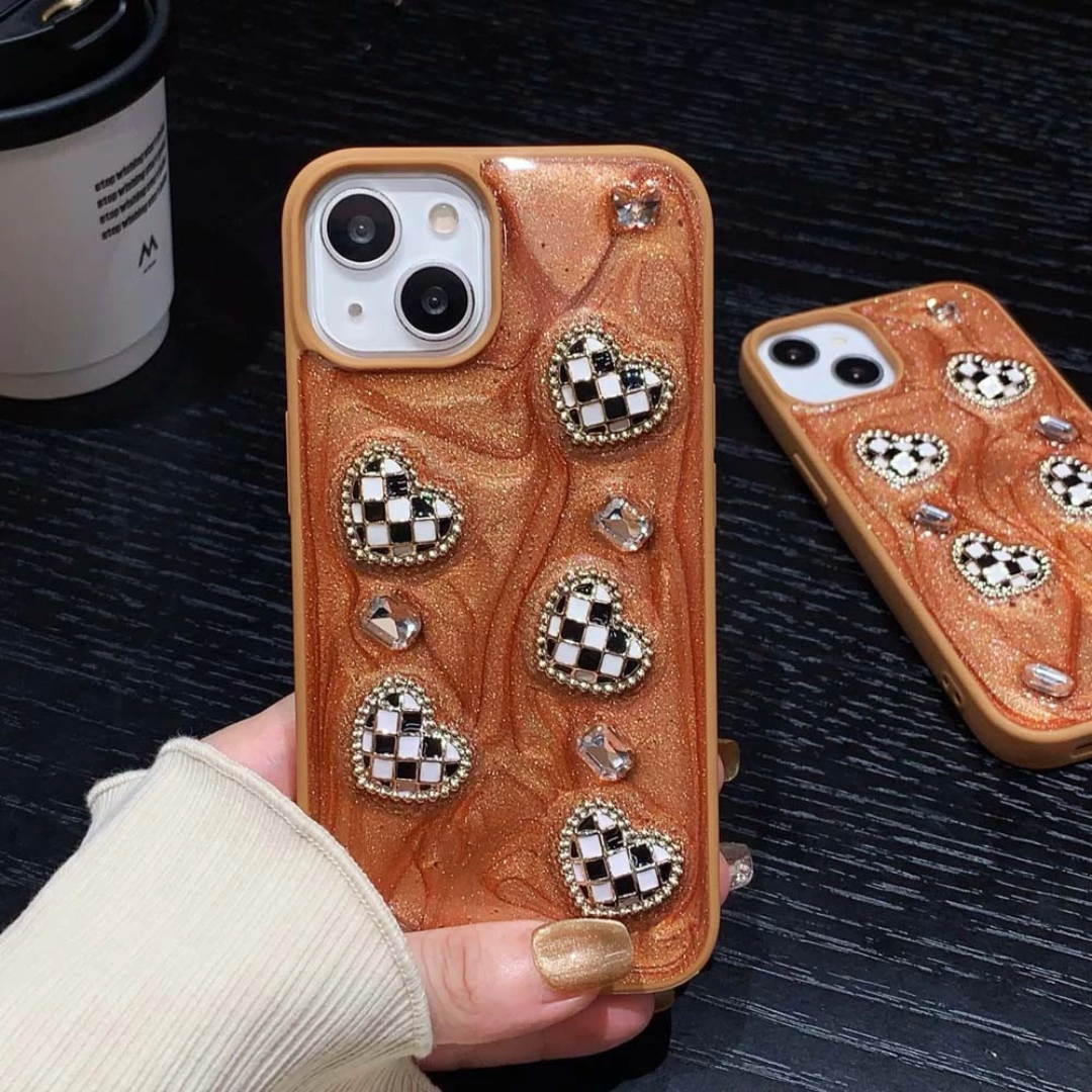 Case iPhone Amor com Strass
