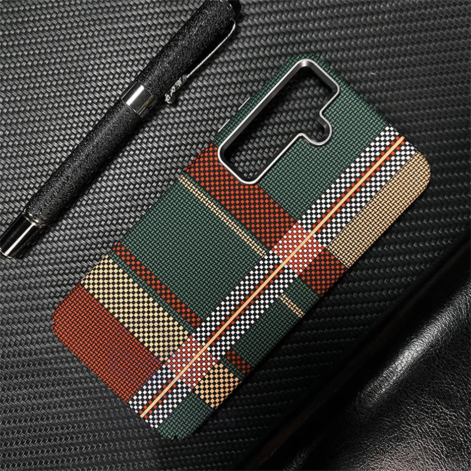 Case Samsung Super Luxury Carbono
