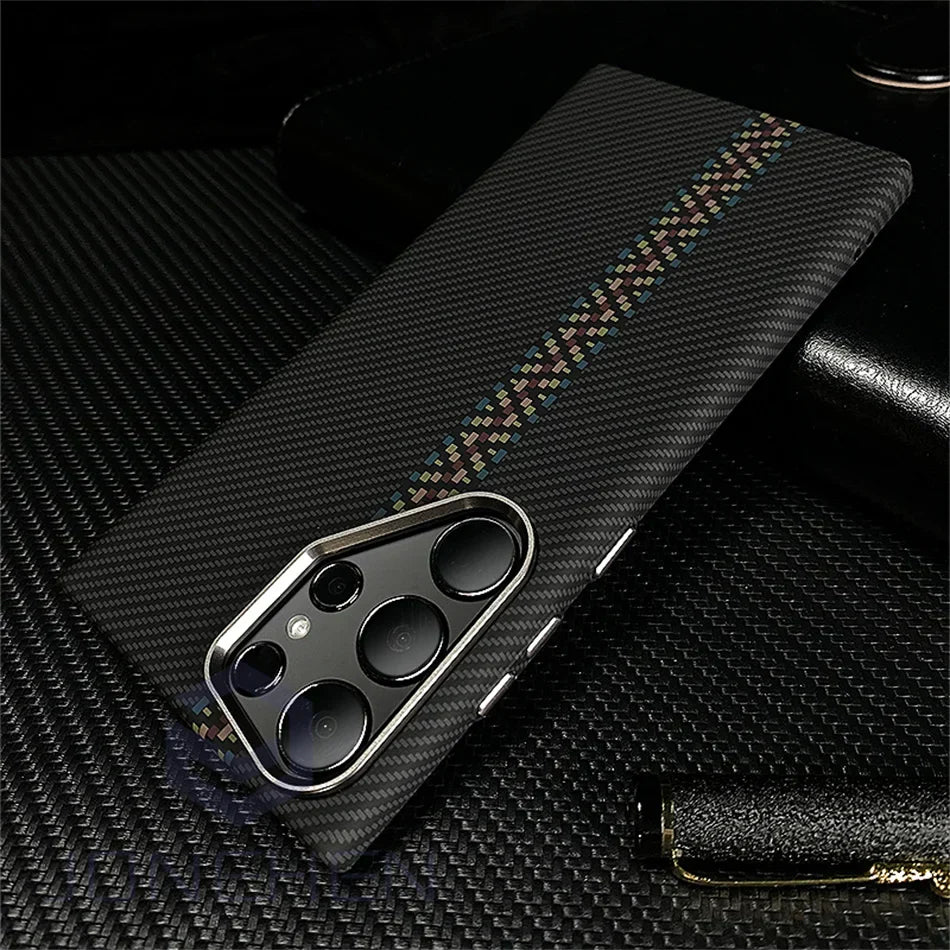 Case Samsung Super Luxury Carbono