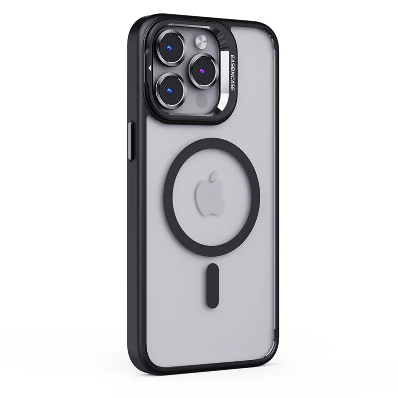 Case Nano Voxx Premium com MagSafe e detalhes em alumínio
