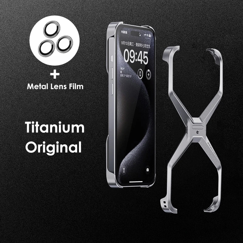 Case X IPhone Metal Minimalista Reforçada