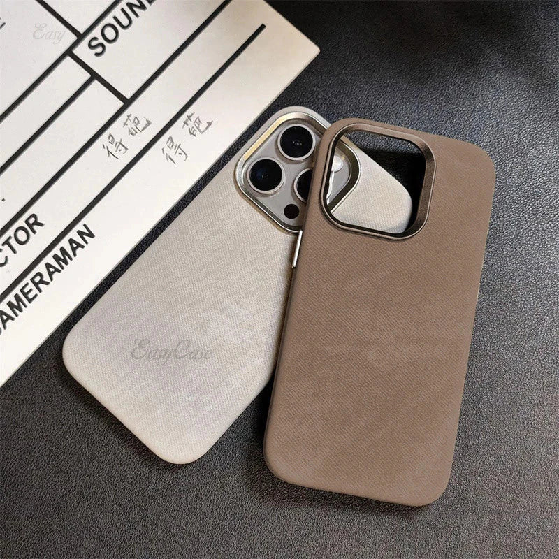 Case iPhone Camurça MagSafe