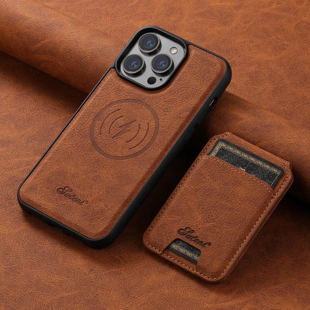 Case iPhone Couro Carteira