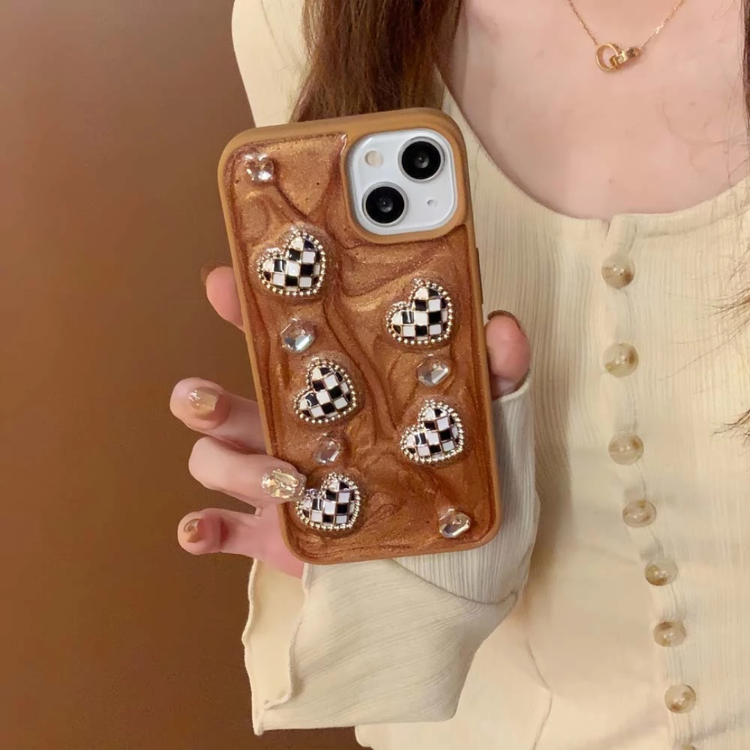 Case iPhone Amor com Strass