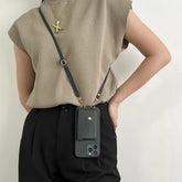 Case Iphone Bolsa Couro