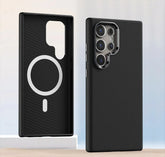Capa Samsung em couro genuíno de luxo