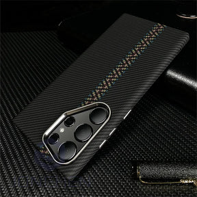 Case Samsung Super Luxury Carbono
