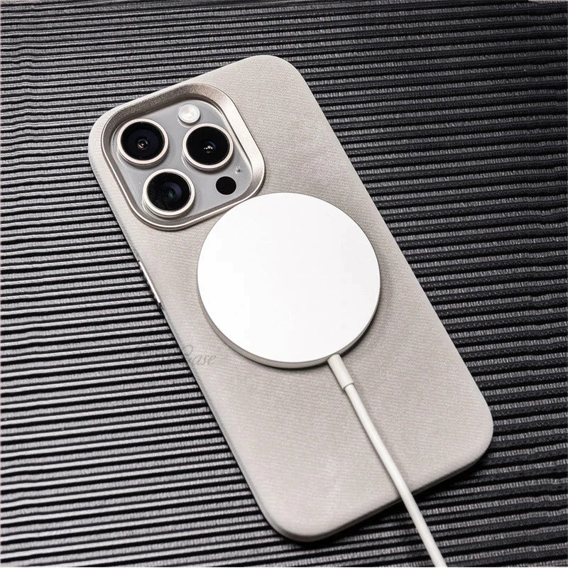 Case iPhone Camurça MagSafe
